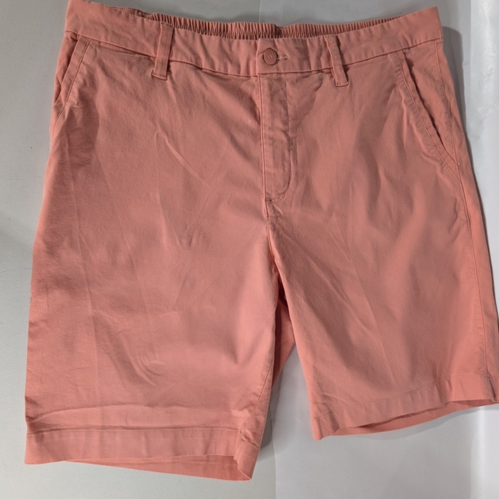 adidas Golf Men's Flat Front Shorts - Coral Size 36